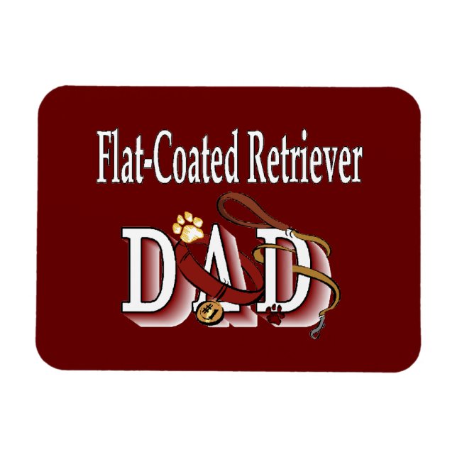 Vater mit Flachbildschirm Magnet (Horizontal)