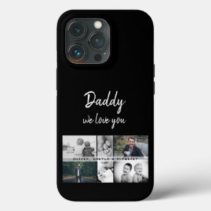 Vater mit Kindern und Vater FotoCollage Case-Mate iPhone Hülle