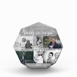 Vater mit Kindern und Vater Vater 6 Fotoblock