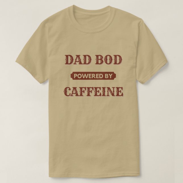 Vater mit Koffein-T - Shirt (Design vorne)