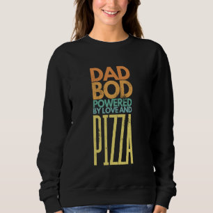 Vater mit Liebe und Pizza Sweatshirt