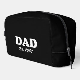 Vater Moderne Typografie Custom est Date schlicht Waschbeutel