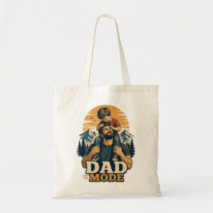 Vater-Modus Vatertags-Shirt Tragetasche