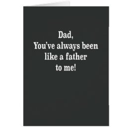 Vater mögen einen Vater zu mir Karte