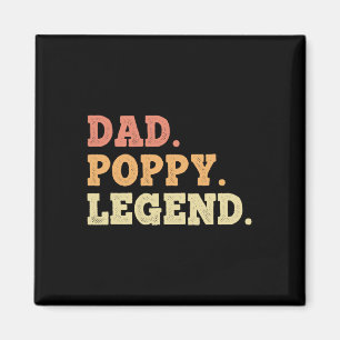 Vater Mohn Legende Retro Vintage Lustig Legendär Magnet