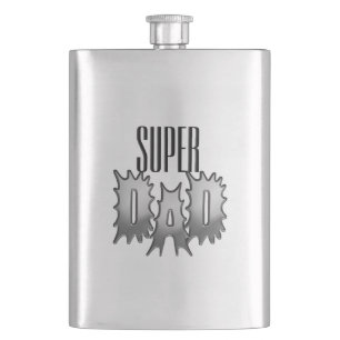 Vater-Monogramm, Name oder Super Flachmann