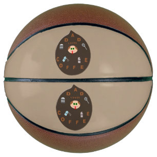 Vater Monster Liebe Kaffee Basketballs