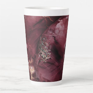 Vater Moody Music Eggplant Fedora Keramik Latte Ta Milchtasse