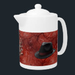 Vater Moody Music Fedora Teapot<br><div class="desc">Vater Moody Music Fedora Teapot</div>