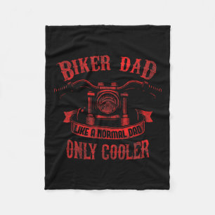 Vater Motorrad Vater39s Tagesdesign für Väter Fleecedecke