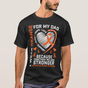 Vater MS Kinder Multiple Sklerose Vater MS Bewus T-Shirt