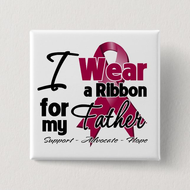 Vater - Multiples Myelom Ribbon Button (Vorderseite)