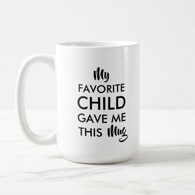 Vater, Mutter Geburtstagsgeschenke von Kindern Kaffeetasse (Links)