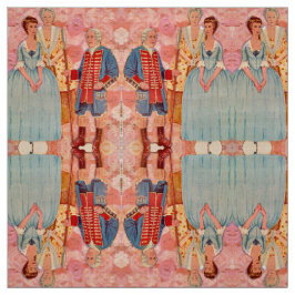 Vater, Mutter und Tochter Stoff