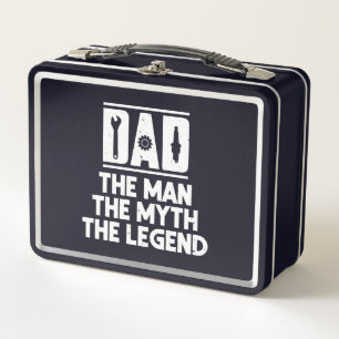 Vater Myth Legend Mechanic Diesel Mechanic Metall Brotdose