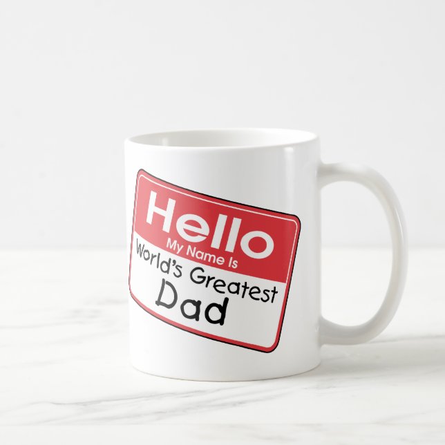 Vater-Namensumbau Kaffeetasse (Rechts)