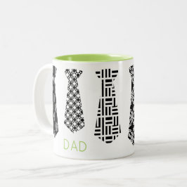 Vater Neck Tie Fathers Day Office Boss Zweifarbige Tasse