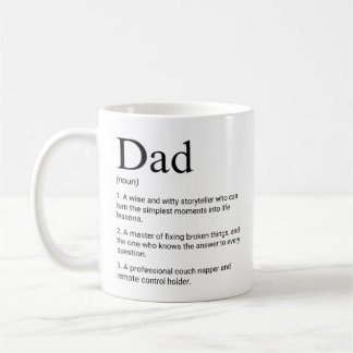 Vater Niedlich Lieblich Funny Definition Kaffeetasse