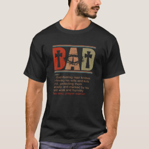 Vater Noun Liebe seine Ehefrau Kinder harte Arbeit T-Shirt