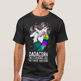 Vater nur Phantastischer Männer Einhorn Geburtstag T-Shirt