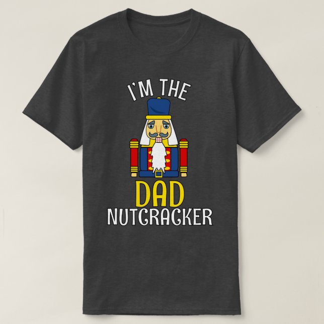Vater Nutcracker Matching Family Daddy Weihnachten T-Shirt (Design vorne)