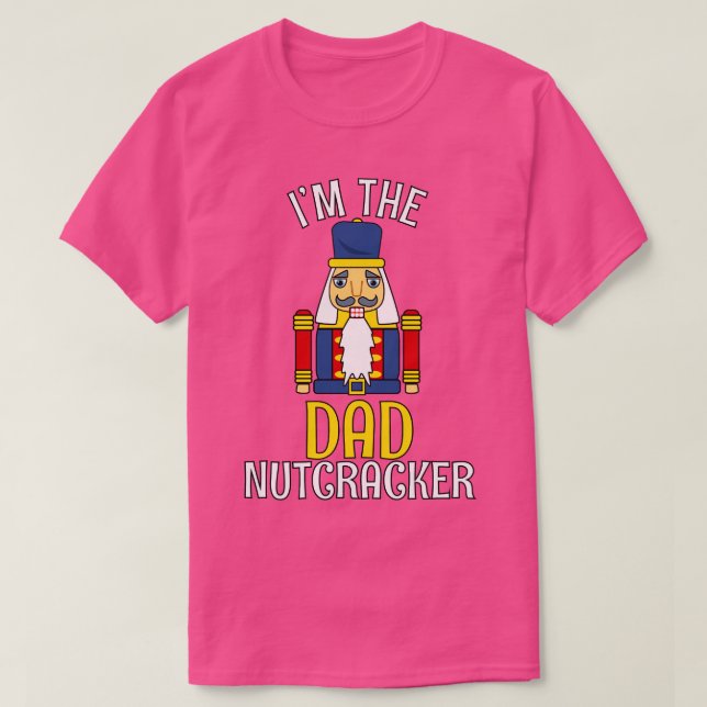 Vater Nutcracker Matching Family Daddy Weihnachten T-Shirt (Design vorne)