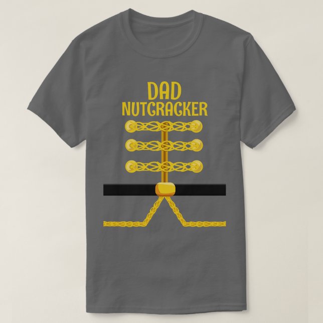 VATER Nutcracker Matching Family Weihnachten T-Shirt (Design vorne)