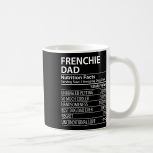 Vater Nutrition Facts Frenchie Dog Owner Kaffeetasse