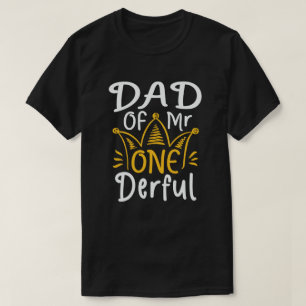 Vater Onederful 1. Geburtstag Party Matching T-Shirt