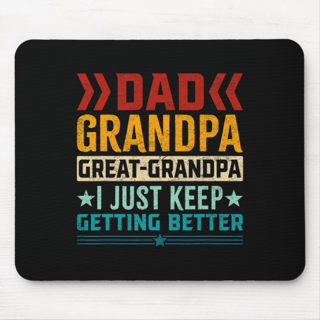 Vater Opa Großer Opa Vatertag Mousepad (Vorne)