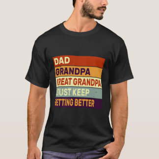 Vater Opa Großvater Ich Behielt einfach schlafen z T-Shirt