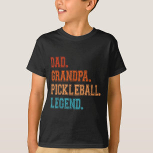 Vater Opa Pickleball Legende Spieler lustige Gurke T-Shirt
