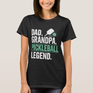 Vater Opa Pickleball Legende Spieler lustige Pickl T-Shirt
