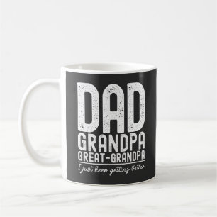 Vater Opa Urgroßvater Lustiger Vatertag Kaffeetasse