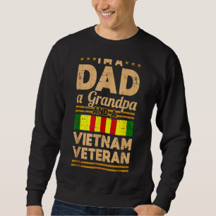 Vater Opa Vietnam Veteran Vintag Herren Geschenk F Sweatshirt