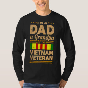 Vater Opa Vietnam Veteran Vintag Herren Geschenk F T-Shirt