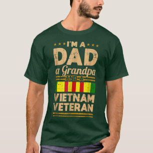 Vater Opa Vietnam Veteran Vintag Herren Geschenk F T-Shirt