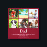 Vater Papa Papa Definition 6 Foto Burgund Leinwanddruck<br><div class="desc">Personalisieren Sie die 6 beliebtesten Fotos und personalisierte Definition für Ihren speziellen Vater, Papa oder Vater zu erstellen ein einzigartiges Geschenk für Farther's Tag, Geburtstage, Weihnachten oder jeden Tag, den Sie will, um zu zeigen, wie viel er zu Ihnen bedeutet. Ein perfekter Weg, um ihm zu zeigen, wie phantastisch er...</div>