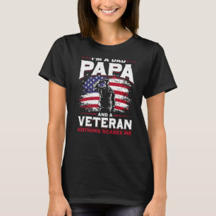 Vater Papa US Veteran Patriotic Pater Soldier T-Shirt