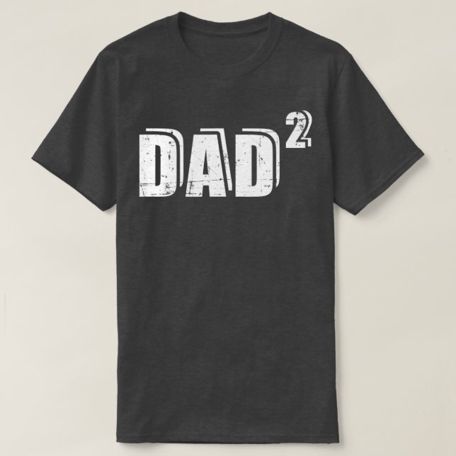 Vater Papa zum zweiten Mal T-Shirt (Design vorne)