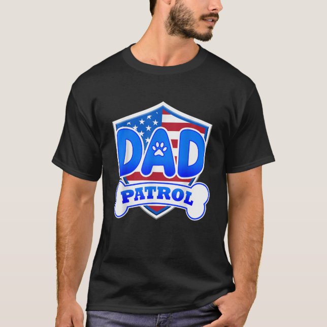 Vater Patrol Dog T-Shirt (Vorderseite)