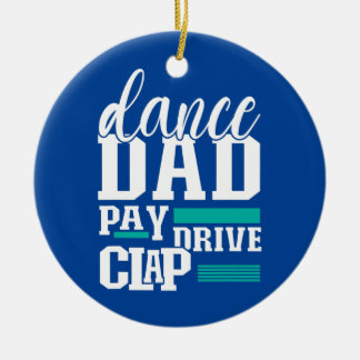 Vater Pay Drive Clap Funny Parent Dancer Keramik Ornament