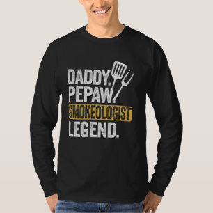 Vater Pepaw Smokeologin Legend Funny Retro Grillin T-Shirt