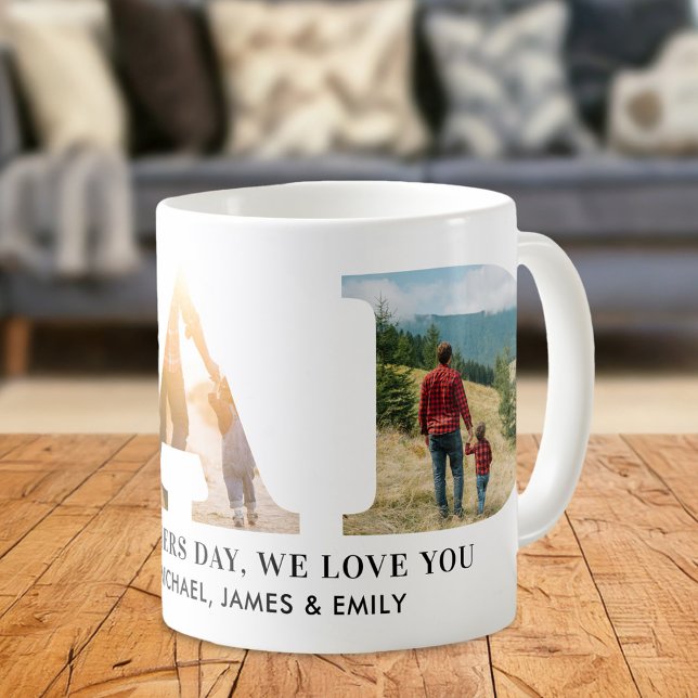 Vater Personalisiert Vatertag Foto Kaffeetasse (Von Creator hochgeladen)