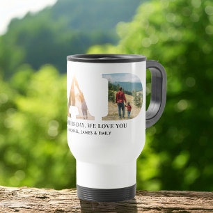 Vater Personalisiert Vatertag Foto Reisebecher