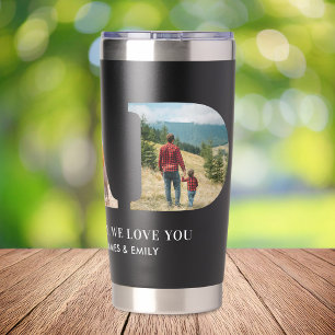 Vater Personalisiert Vatertag Foto Thermobecher