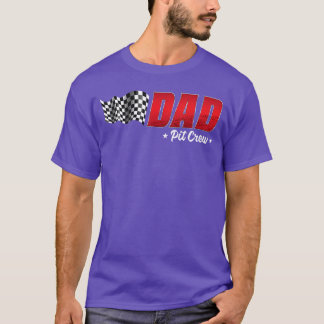 Vater Pit Crew Rennen Geburtstag Familienrennen Er T-Shirt