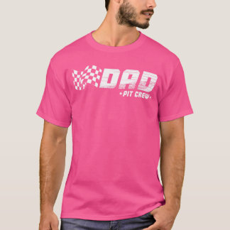 Vater Pit Crew Rennen Geburtstag Familienrennen T-Shirt