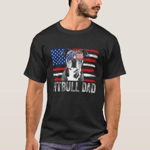 Väter Pitbull Männer Stolz Amerikanischer Pit Bull T-Shirt