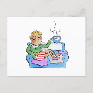 Vater Postkarte